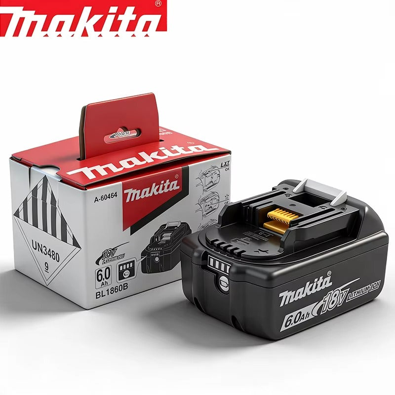 Genuine Makita BL1860B 18V 6.0Ah LXT Lithium-Ion Battery with LED Charge Indicator