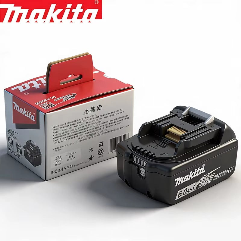 Genuine Makita BL1860B 18V 6.0Ah LXT Lithium-Ion Battery with LED Charge Indicator