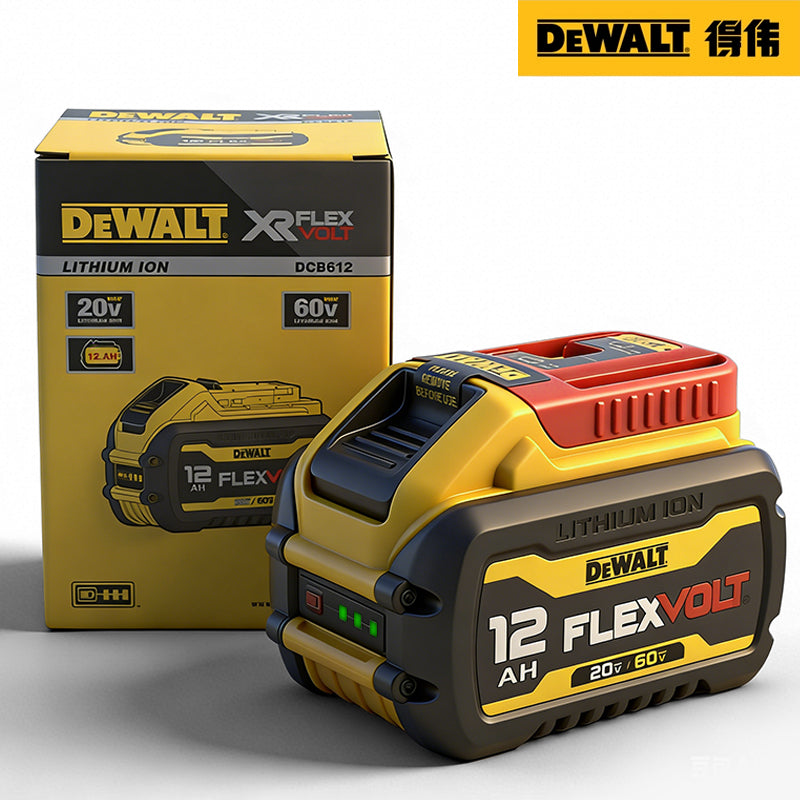 Genuine DeWALT DCB612 FLEXVOLT 20V/60V MAX 12.0 Ah Lithium-Ion Battery Pack