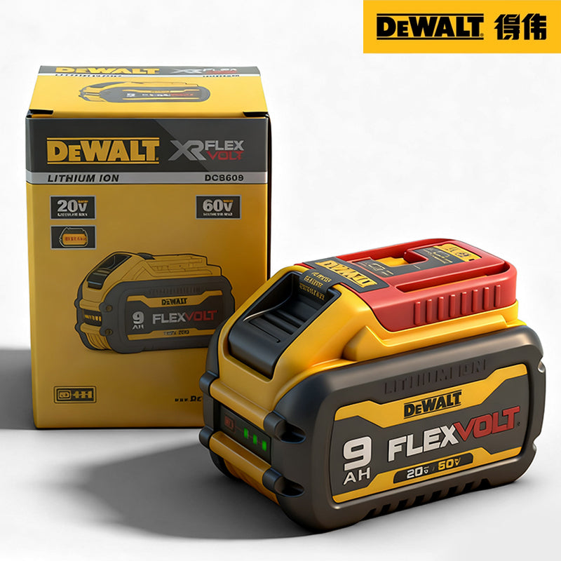 Genuine DeWALT FLEXVOLT 20V/60V MAX Lithium-Ion Battery Pack (9.0Ah & 12.0Ah Options)