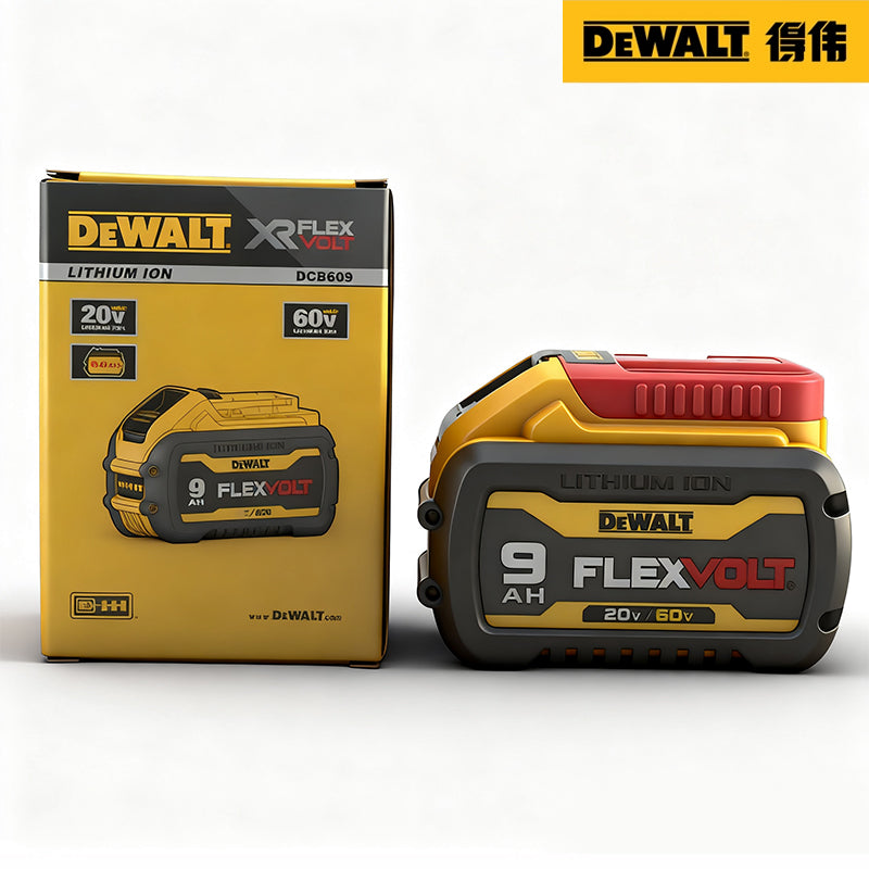 Genuine DeWALT FLEXVOLT 20V/60V MAX Lithium-Ion Battery Pack (9.0Ah & 12.0Ah Options)