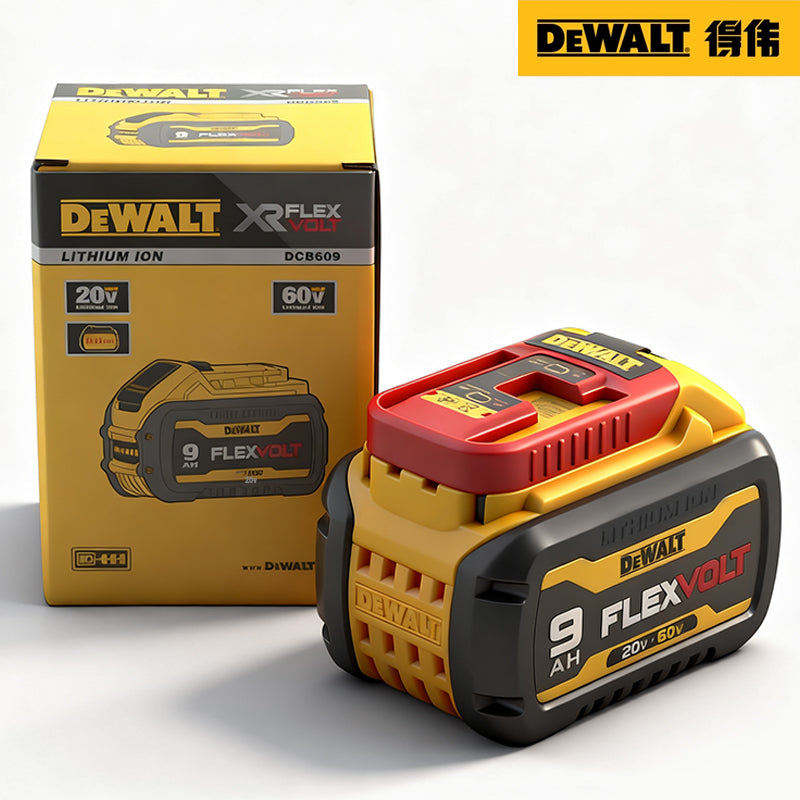 Genuine DeWALT FLEXVOLT 20V/60V MAX Lithium-Ion Battery Pack (9.0Ah & 12.0Ah Options)