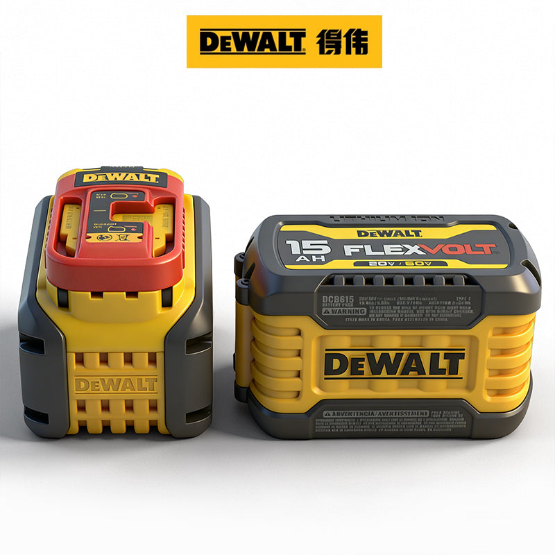 Pack Of 2 Genuine DeWALT DCB615 FLEXVOLT 20V/60V MAX 15.0 Ah Lithium-Ion Battery – Maximum Runtime