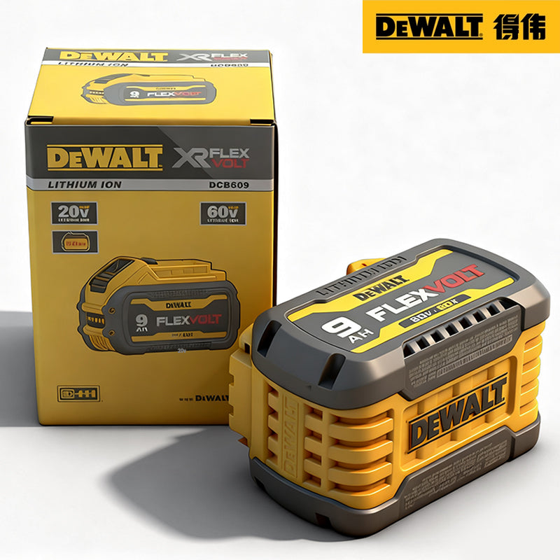 Genuine DeWALT FLEXVOLT 20V/60V MAX Lithium-Ion Battery Pack (9.0Ah & 12.0Ah Options)