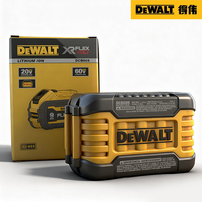 Genuine DeWALT FLEXVOLT 20V/60V MAX Lithium-Ion Battery Pack (9.0Ah & 12.0Ah Options)