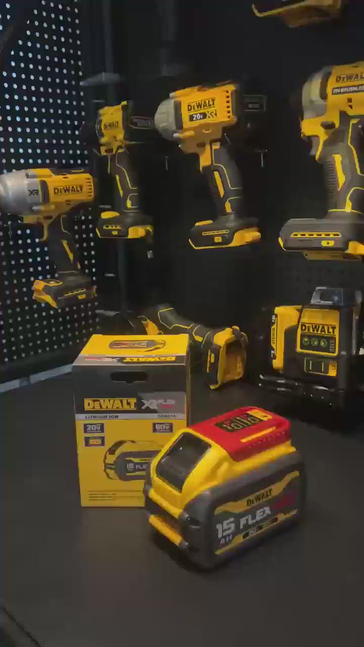 Pack Of 2 Genuine DeWALT DCB615 FLEXVOLT 20V/60V MAX 15.0 Ah Lithium-Ion Battery – Maximum Runtime