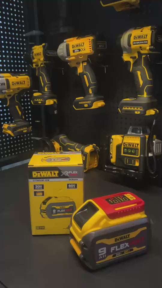 Genuine DeWALT FLEXVOLT 20V/60V MAX Lithium-Ion Battery Pack (9.0Ah & 12.0Ah Options)